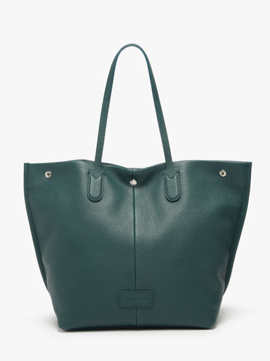 Longchamp Essential cuir Schoudertas Blauw